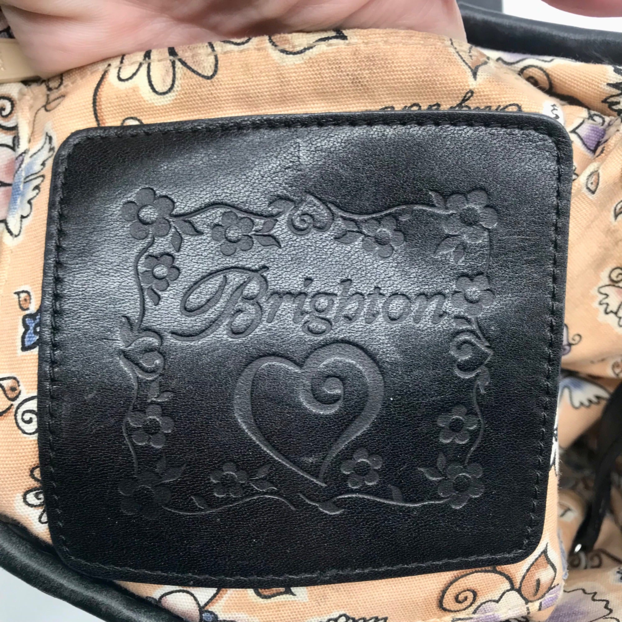 Brighton Khaki Woven Shoulder Tote Bag