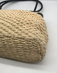 Brighton Khaki Woven Shoulder Tote Bag