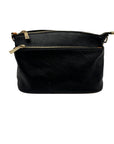 Divina Firenze Black Leather Crossbody Bag