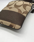 Coach Brown Monogram Canvas Crossbody Bag