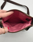 Coach Brown Monogram Canvas Crossbody Bag