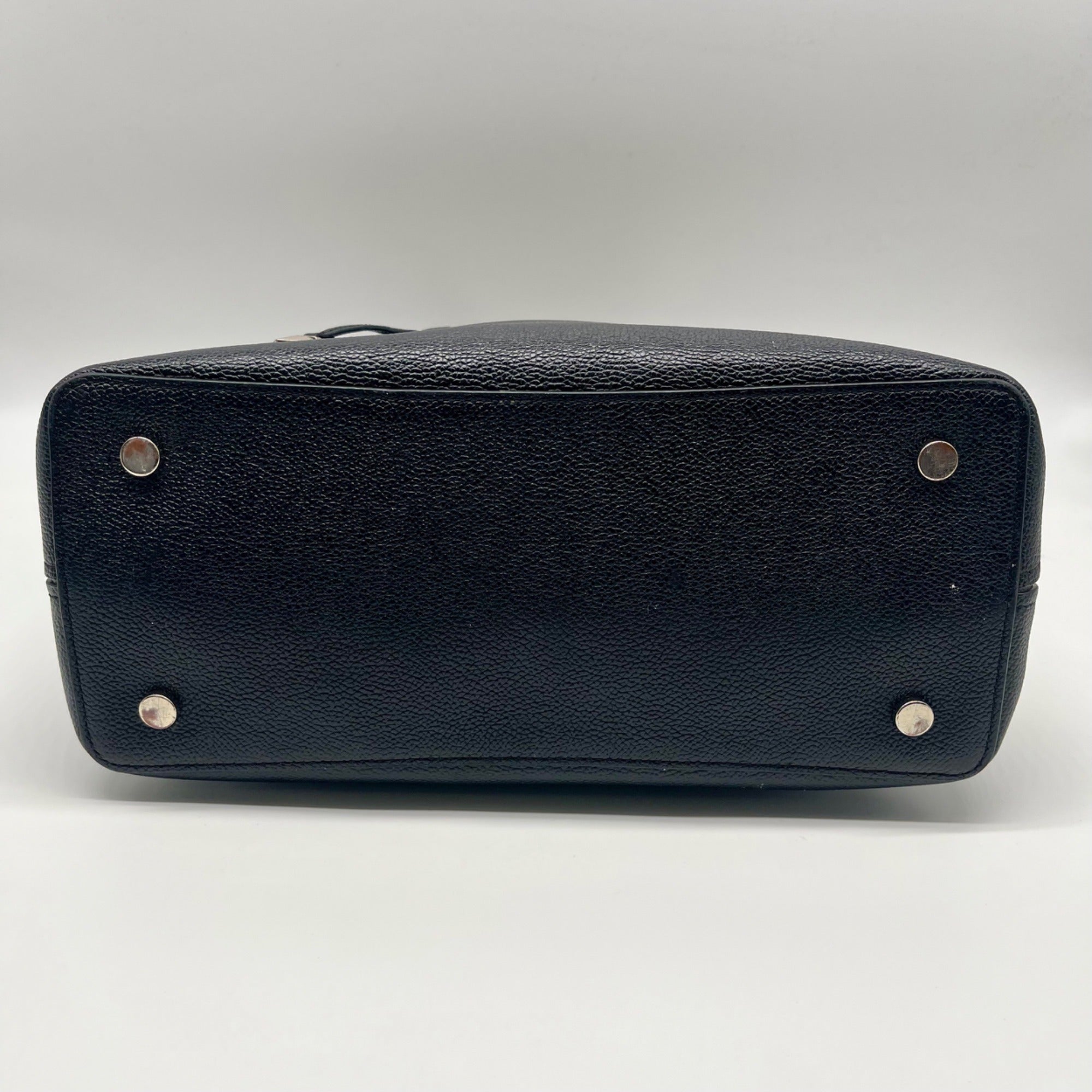 Kate Spade Black Pebbled Leather Margaux Satchel Bag