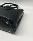Kate Spade Black Pebbled Leather Margaux Satchel Bag