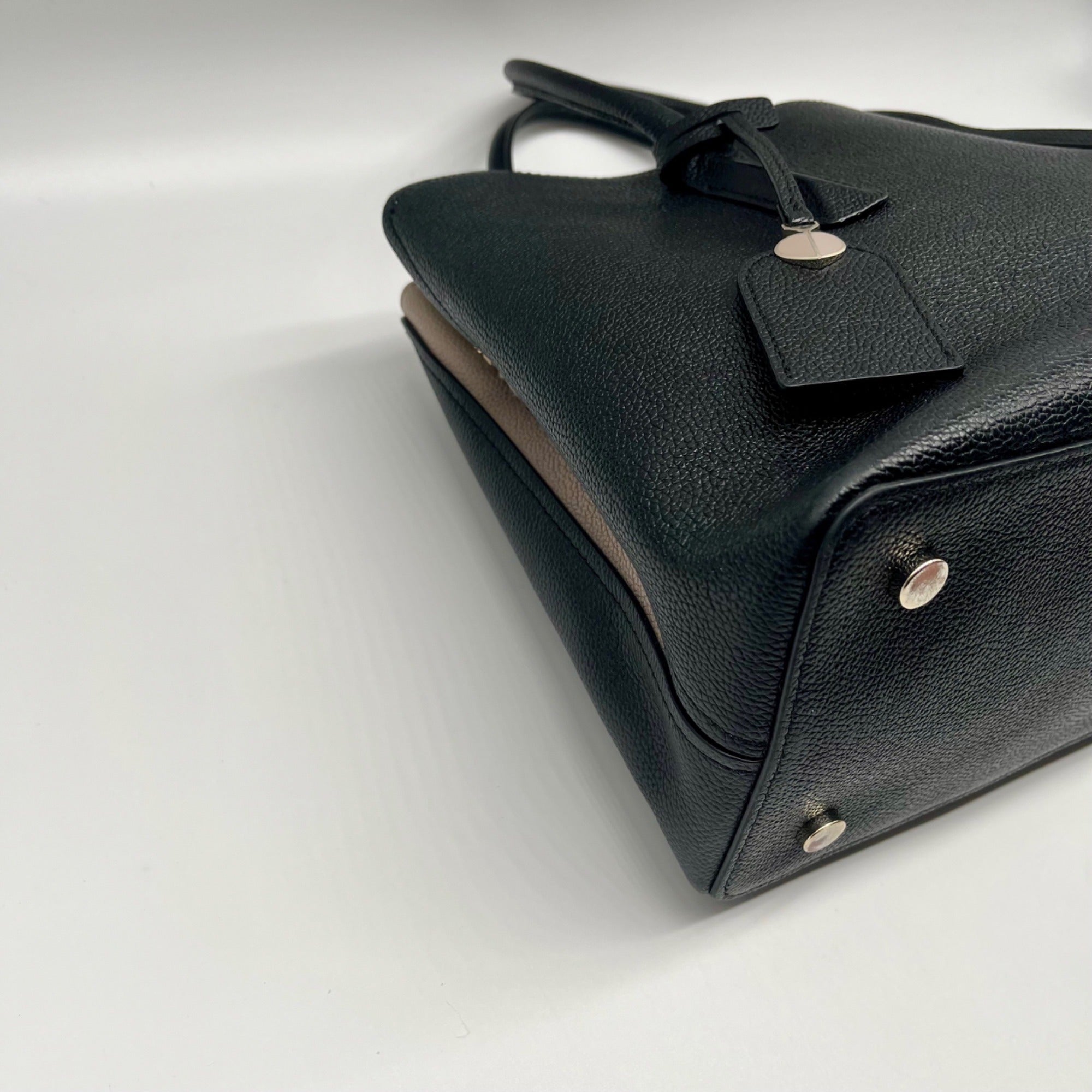 Kate Spade Black Pebbled Leather Margaux Satchel Bag