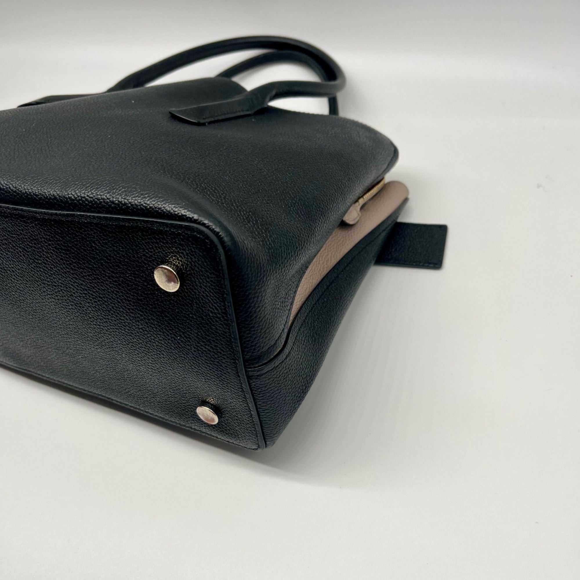 Kate Spade Black Pebbled Leather Margaux Satchel Bag