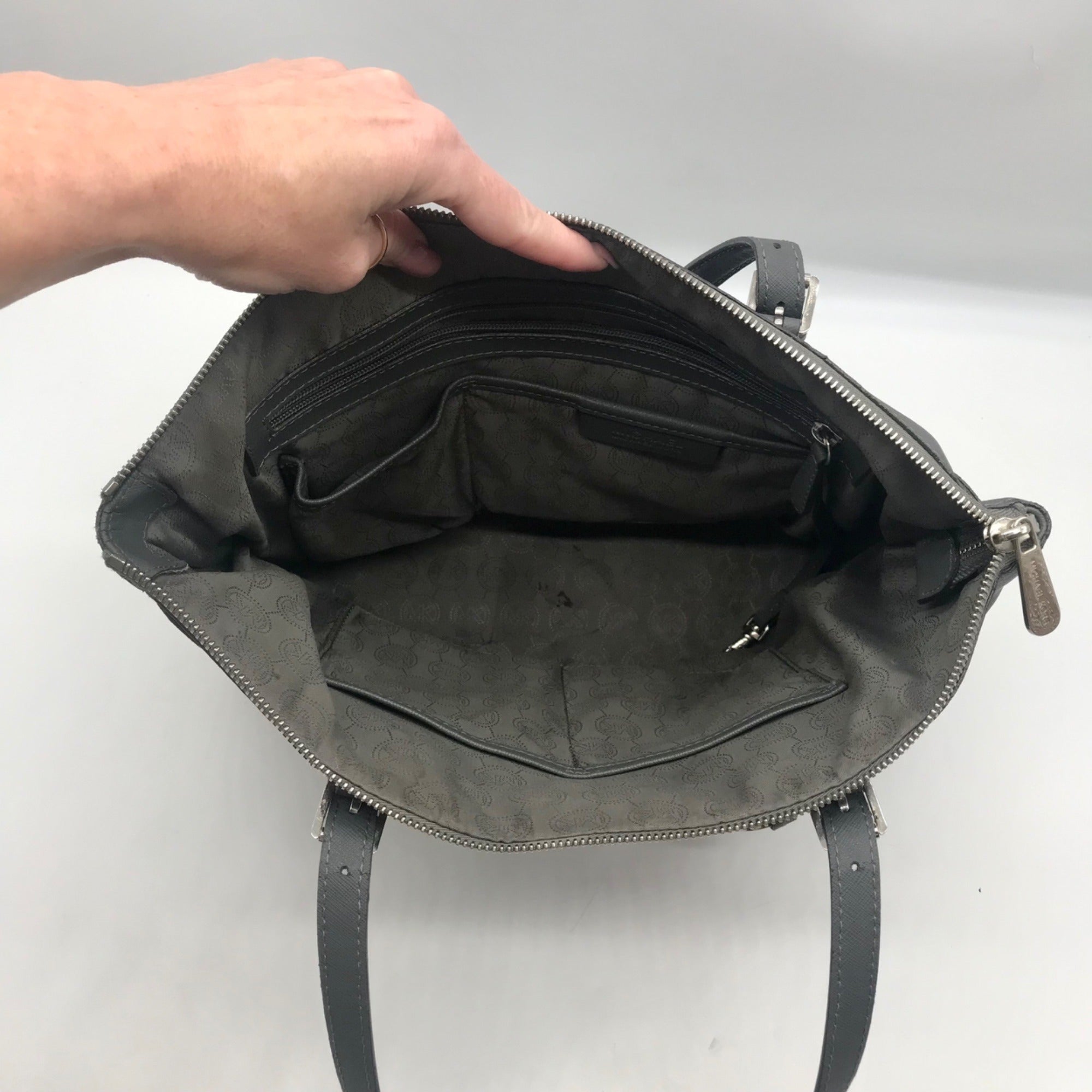 Michael Kors Gray Jet Set Tote Bag