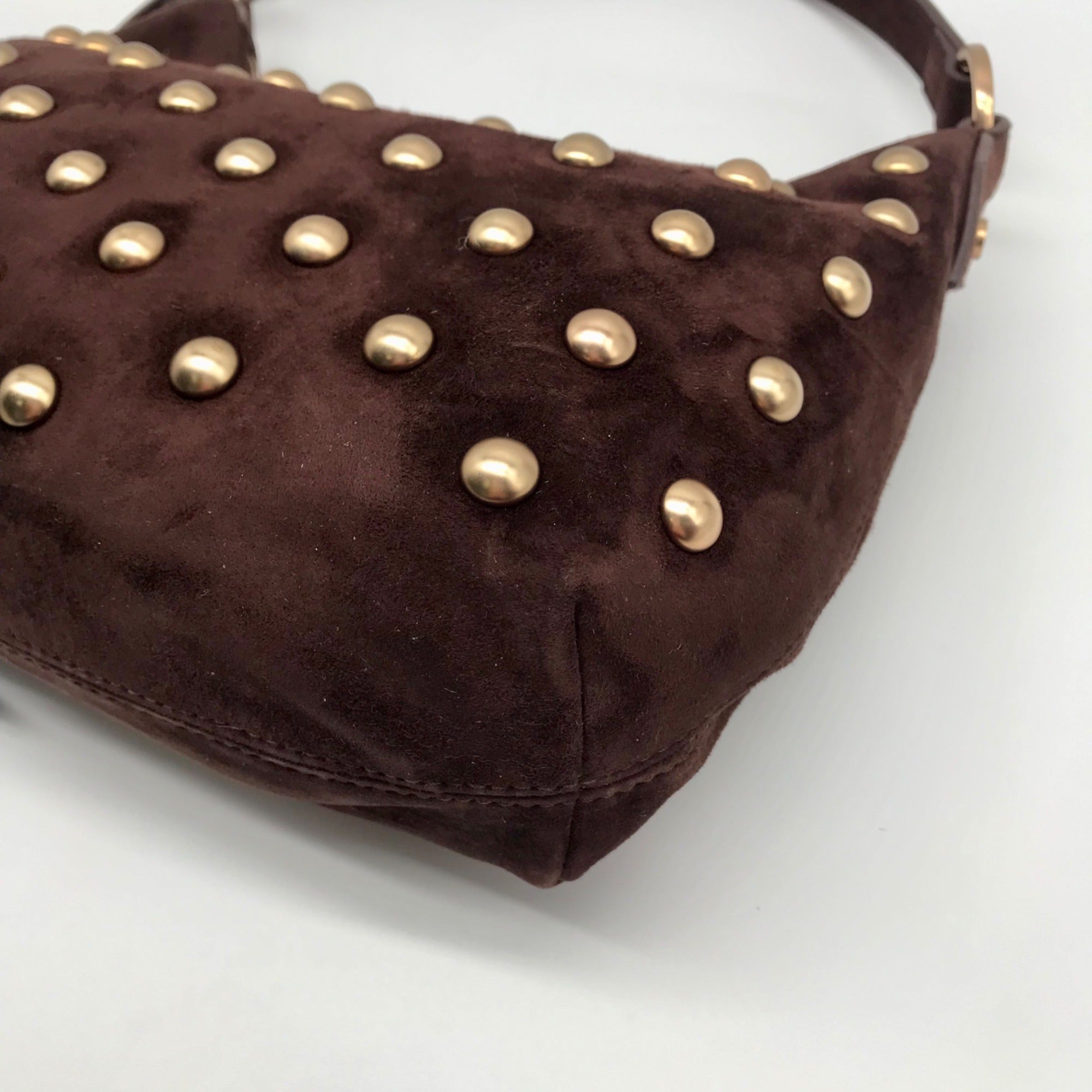 Sam Edelman Spiced Pecan Leather Convertible Bracelet Handle Crossbody Bag