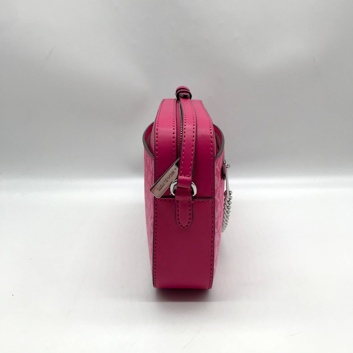 Michael Kors Dragon Fruit Ombre Leather Jet Set Logo Crossbody Bag
