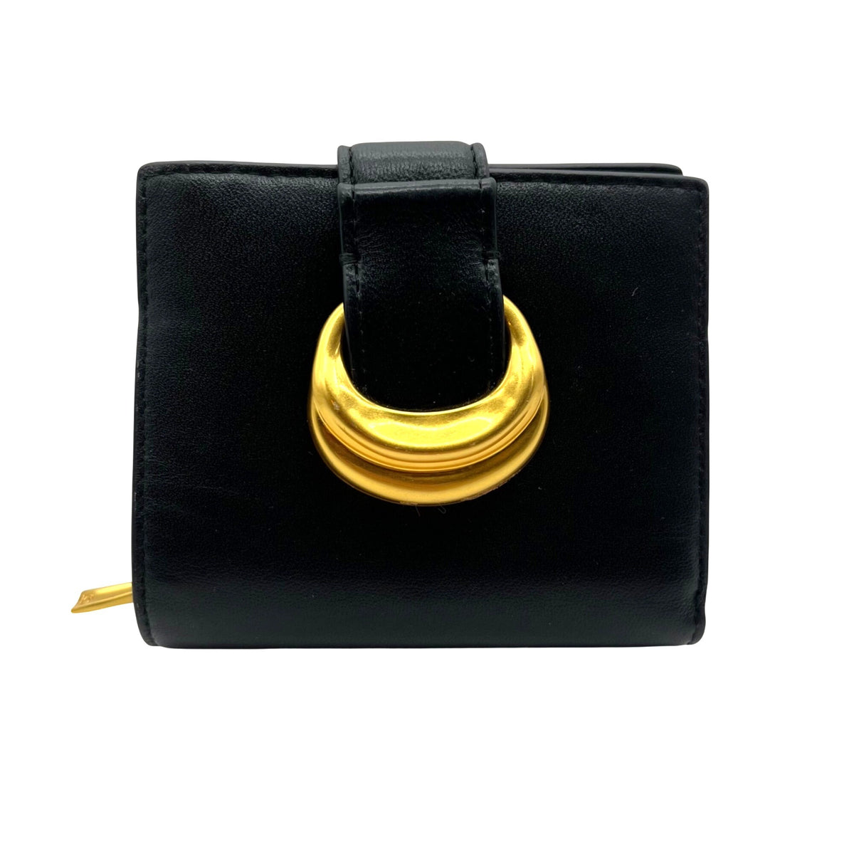 Donna Karan Black Leather Small Wallet