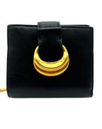 Donna Karan Black Leather Small Wallet