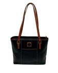Dooney And Bourke Black Pebbled Leather Shoulder Bag