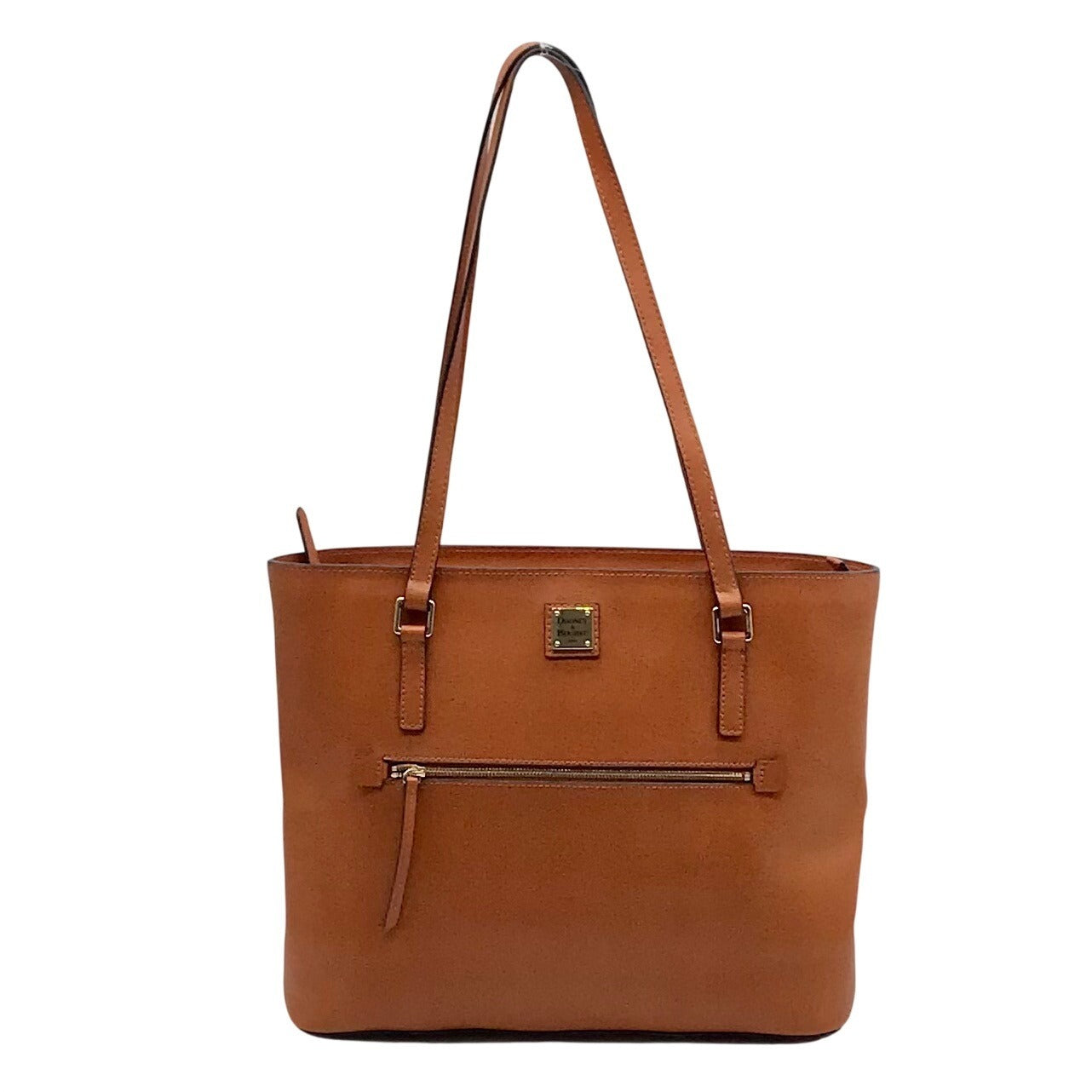 Dooney And Burke Brown Saffiano Leather Tote