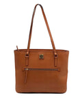 Dooney And Burke Brown Saffiano Leather Tote