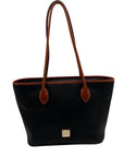 Dooney & Bourke Blue Leather Tote Bag