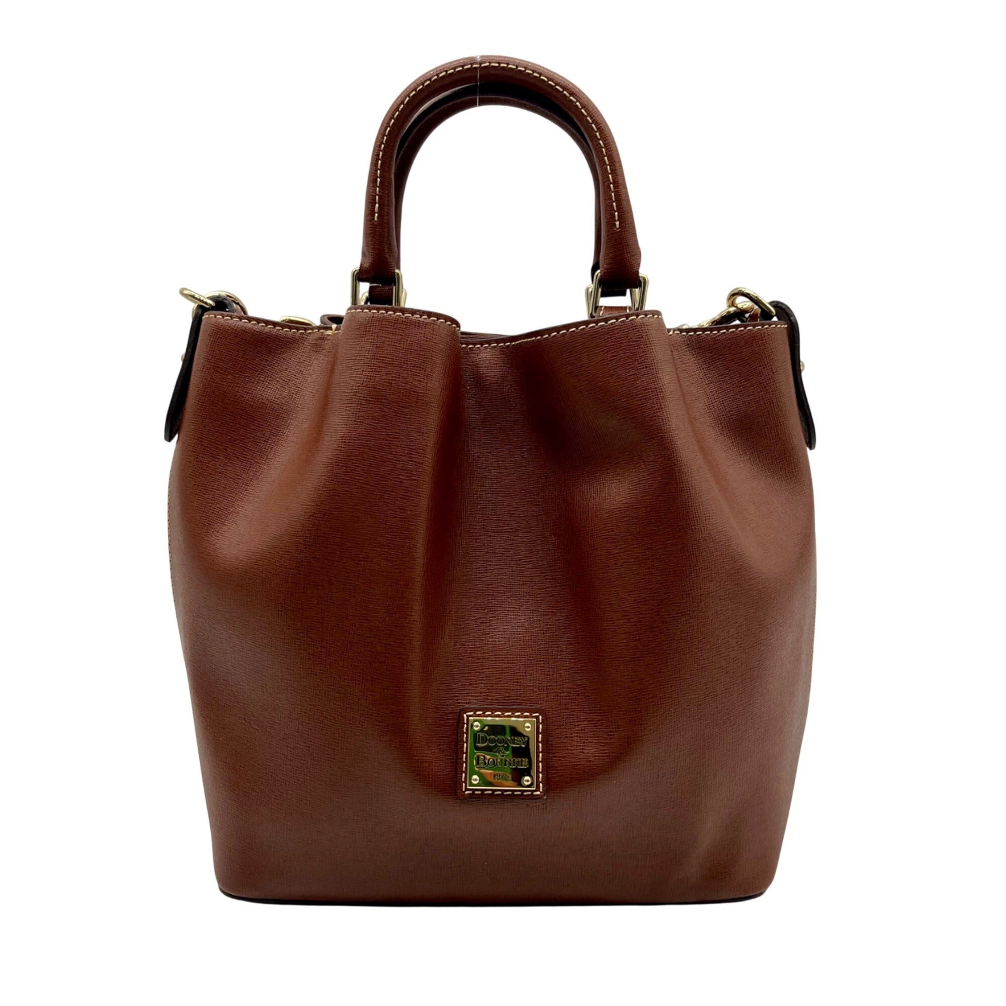 Dooney &amp; Bourke Brown Florentine Brenna Satchel