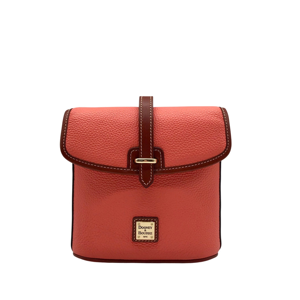 Dooney &amp; Bourke Coral Pebbled Leather Toggle Crossbody