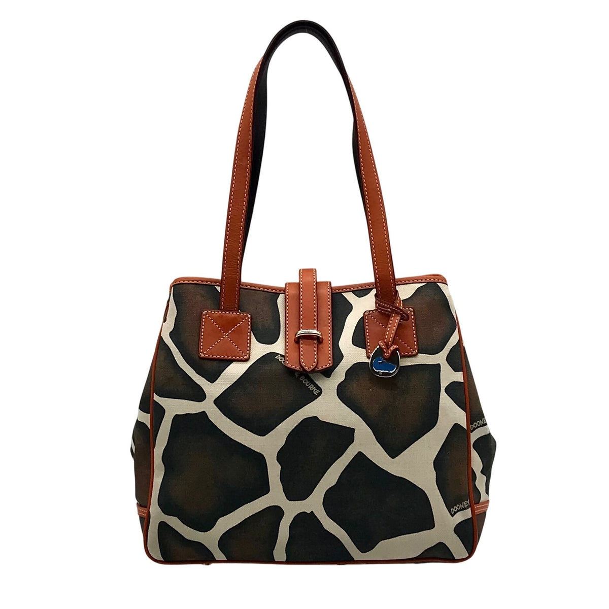 Dooney &amp; Bourke Giraffe Print Canvas Tote Bag