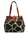 Dooney & Bourke Giraffe Print Canvas Tote Bag