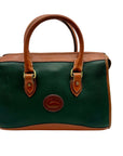 Dooney & Bourke Green All-Weather Leather Satchel Bag