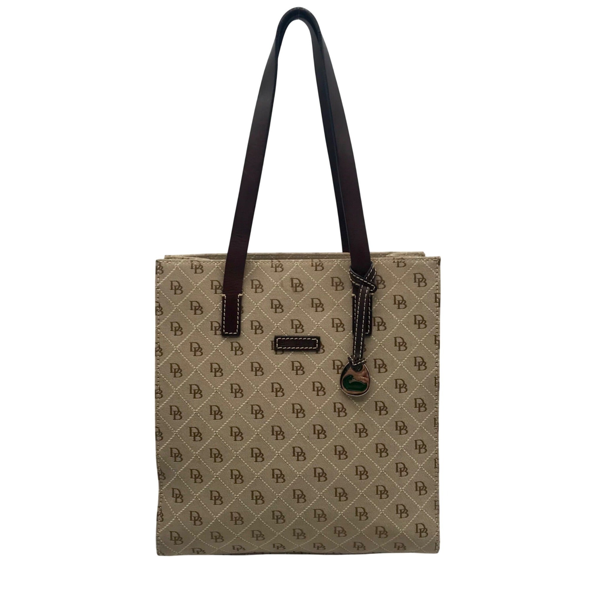 Dooney &amp; Bourke Tan East/West Signature Tote Bag
