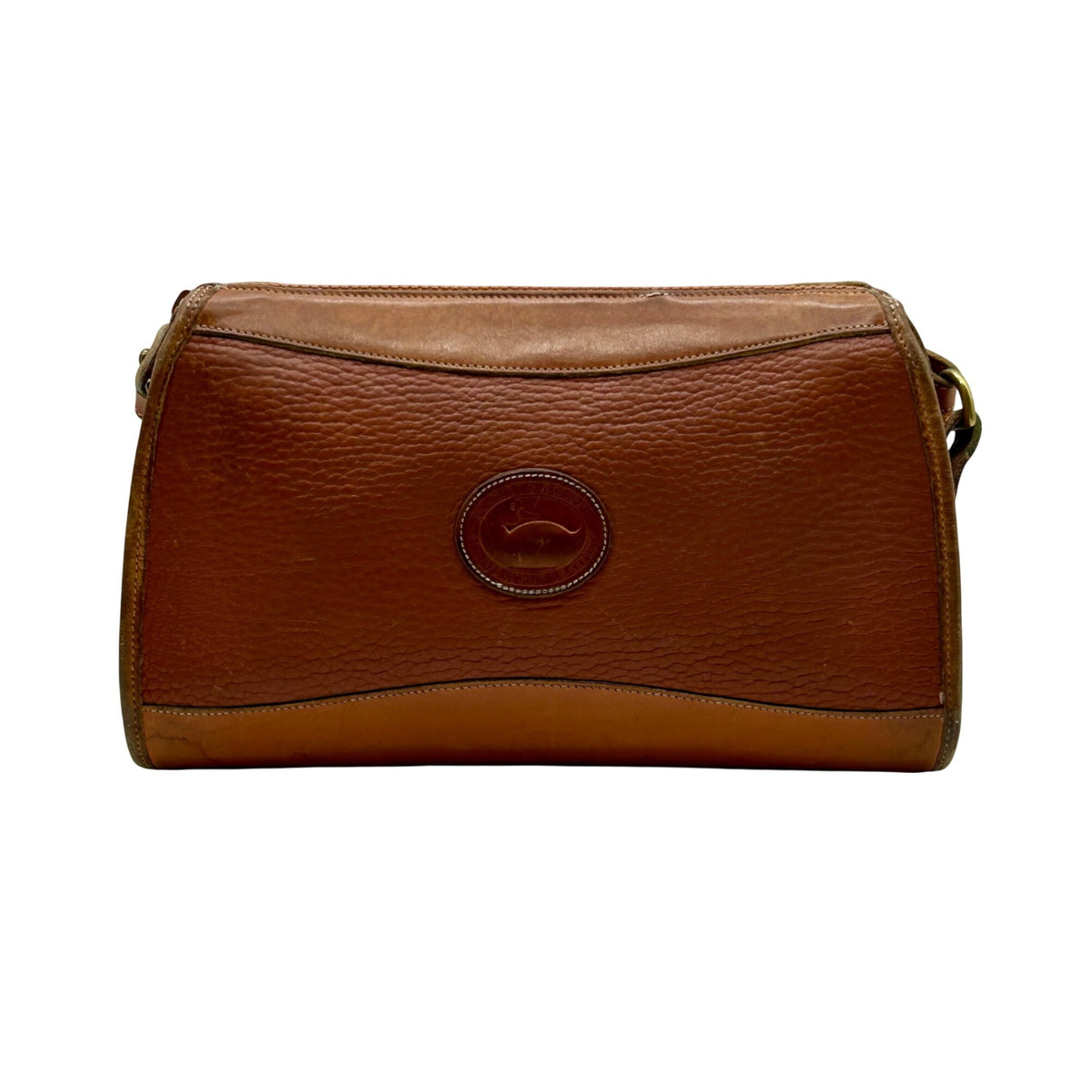 Dooney &amp; Bourke Vintage Peanut Butter Pebbled Leather Crossbody Set