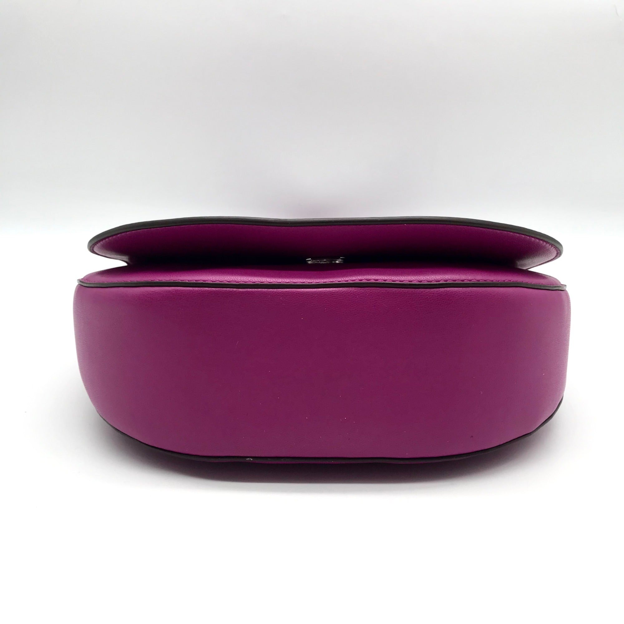 DKNY Dark Orchid Orion Convertible Flap Shoulder Bag