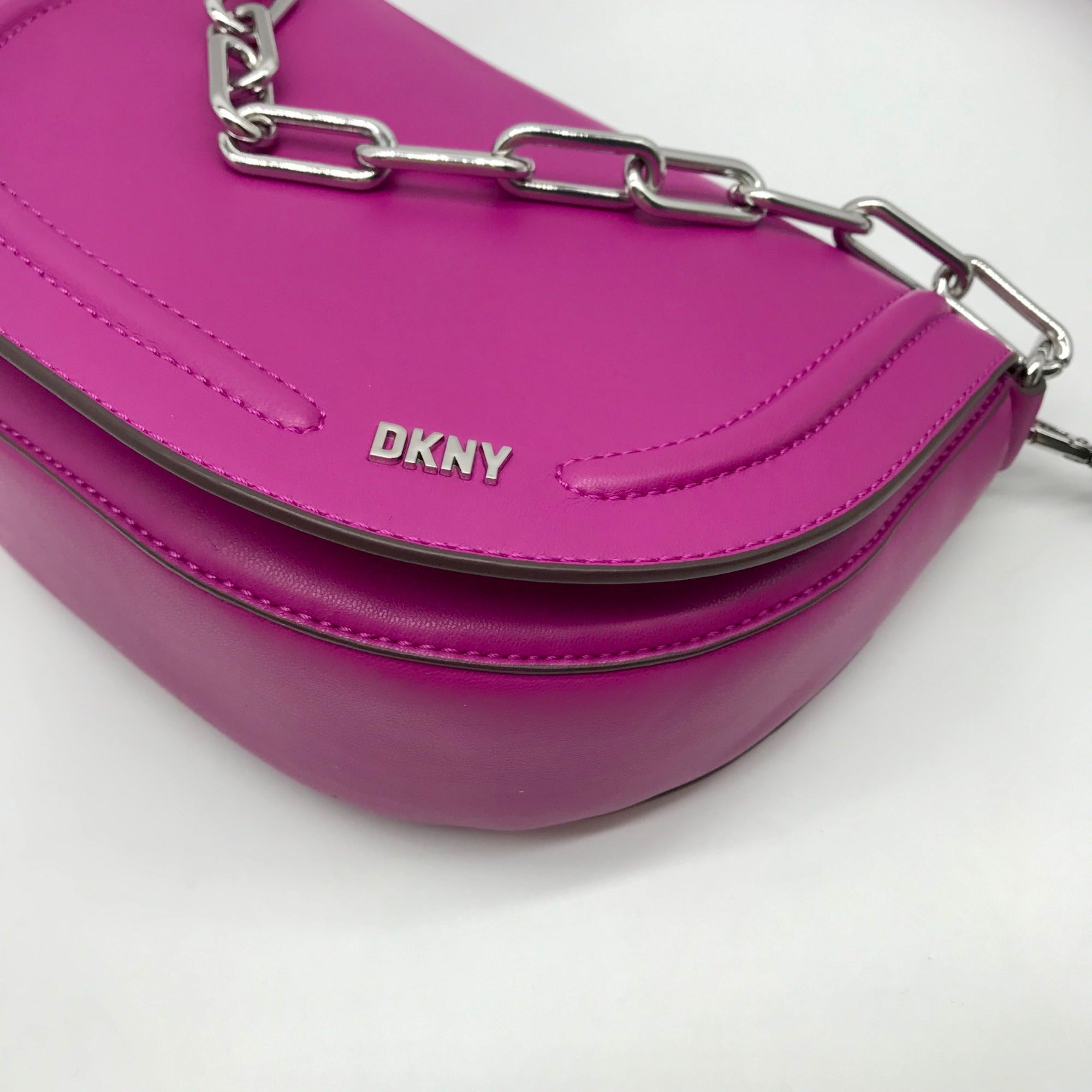 DKNY Dark Orchid Orion Convertible Flap Shoulder Bag