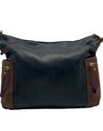 Osgoode Marley Brown and Dark Green Leather Amelia Crossbody Bag