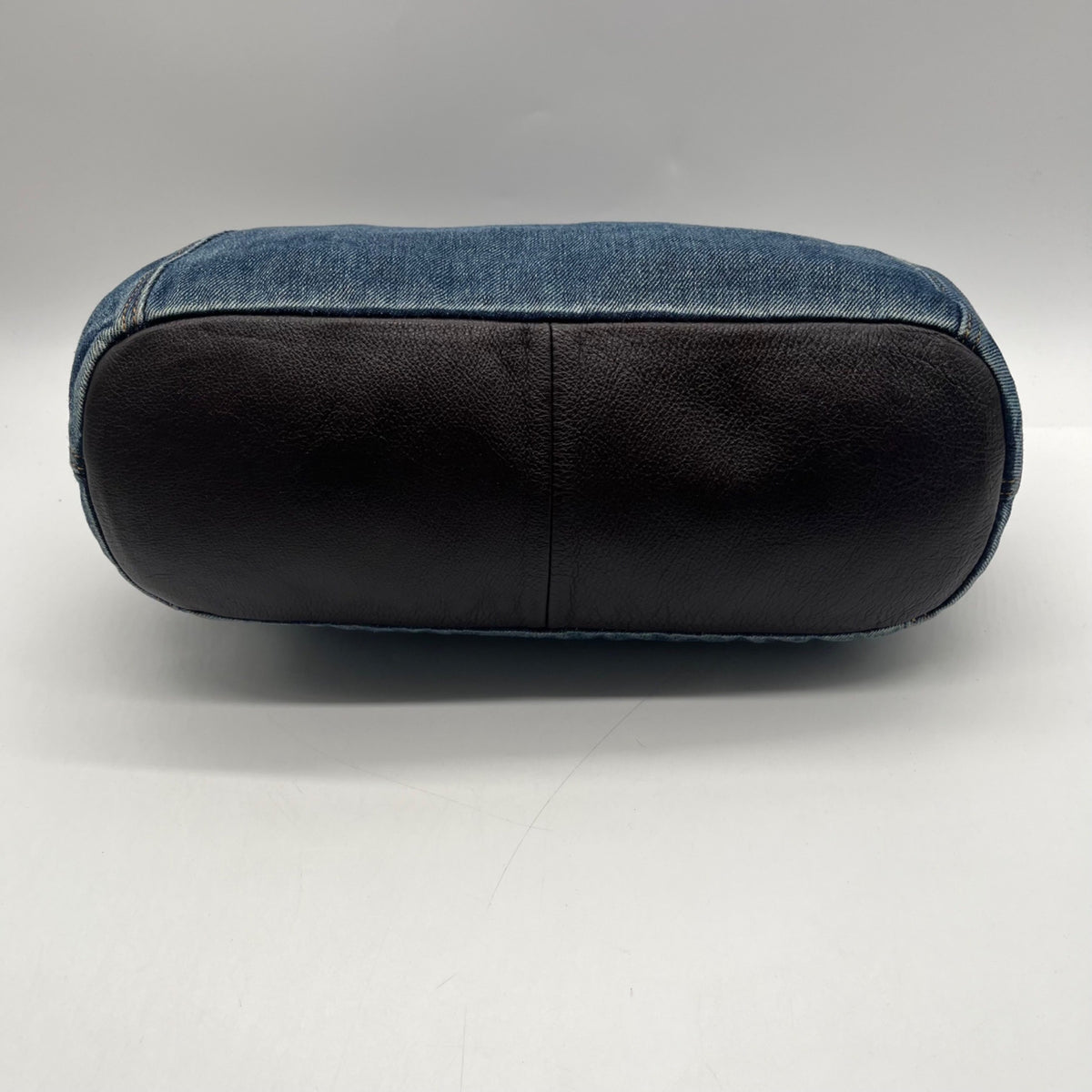 Patricia Nash Denim Blue Fabric Large Convertible Clutch