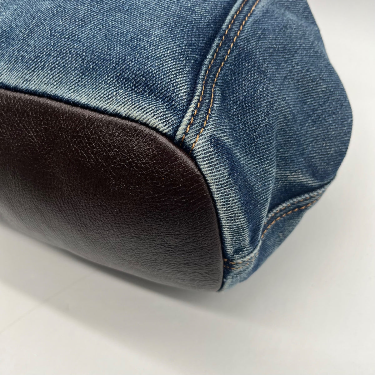 Patricia Nash Denim Blue Fabric Large Convertible Clutch