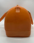 Furla PVC Bright Orange Candy Bag