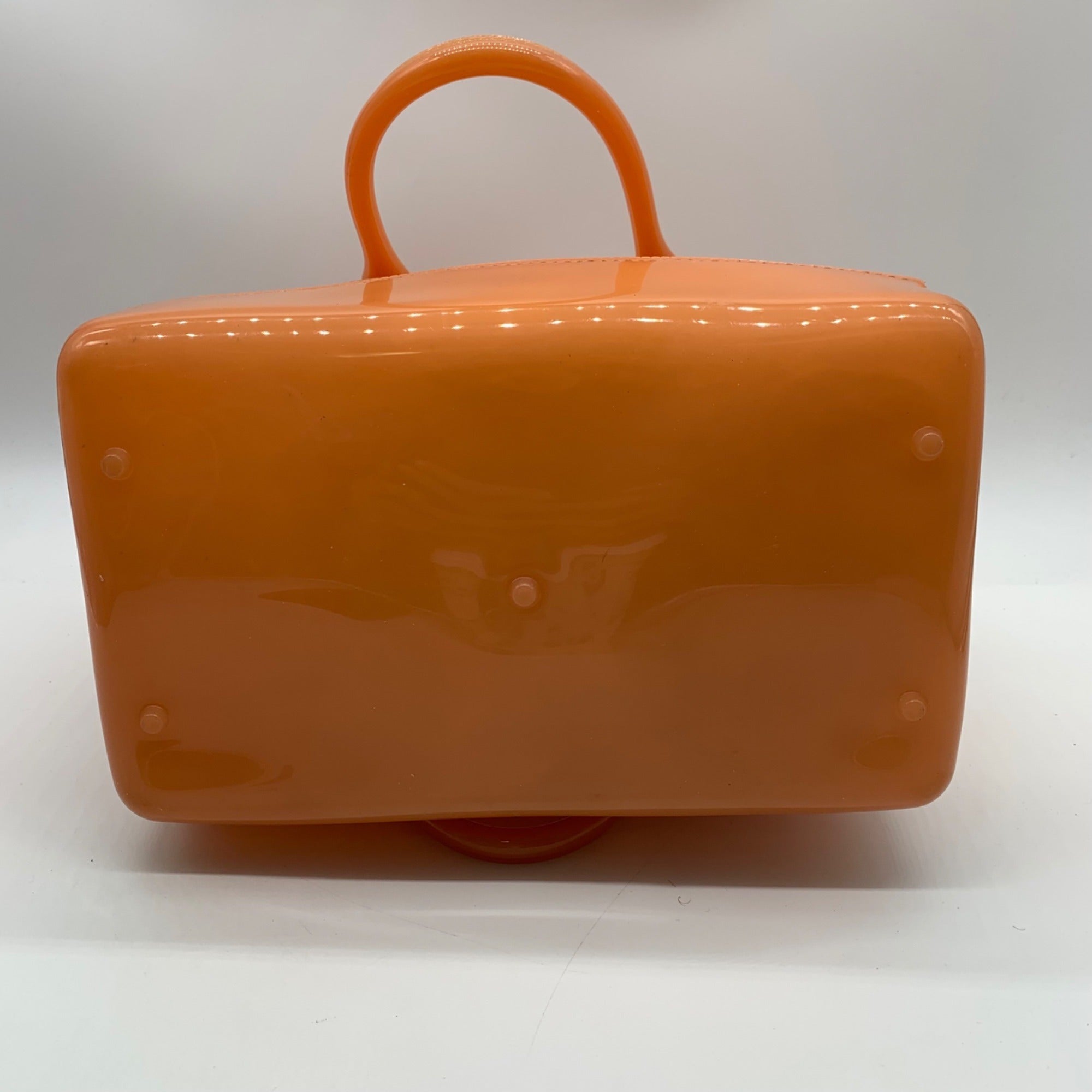 Furla PVC Bright Orange Candy Bag