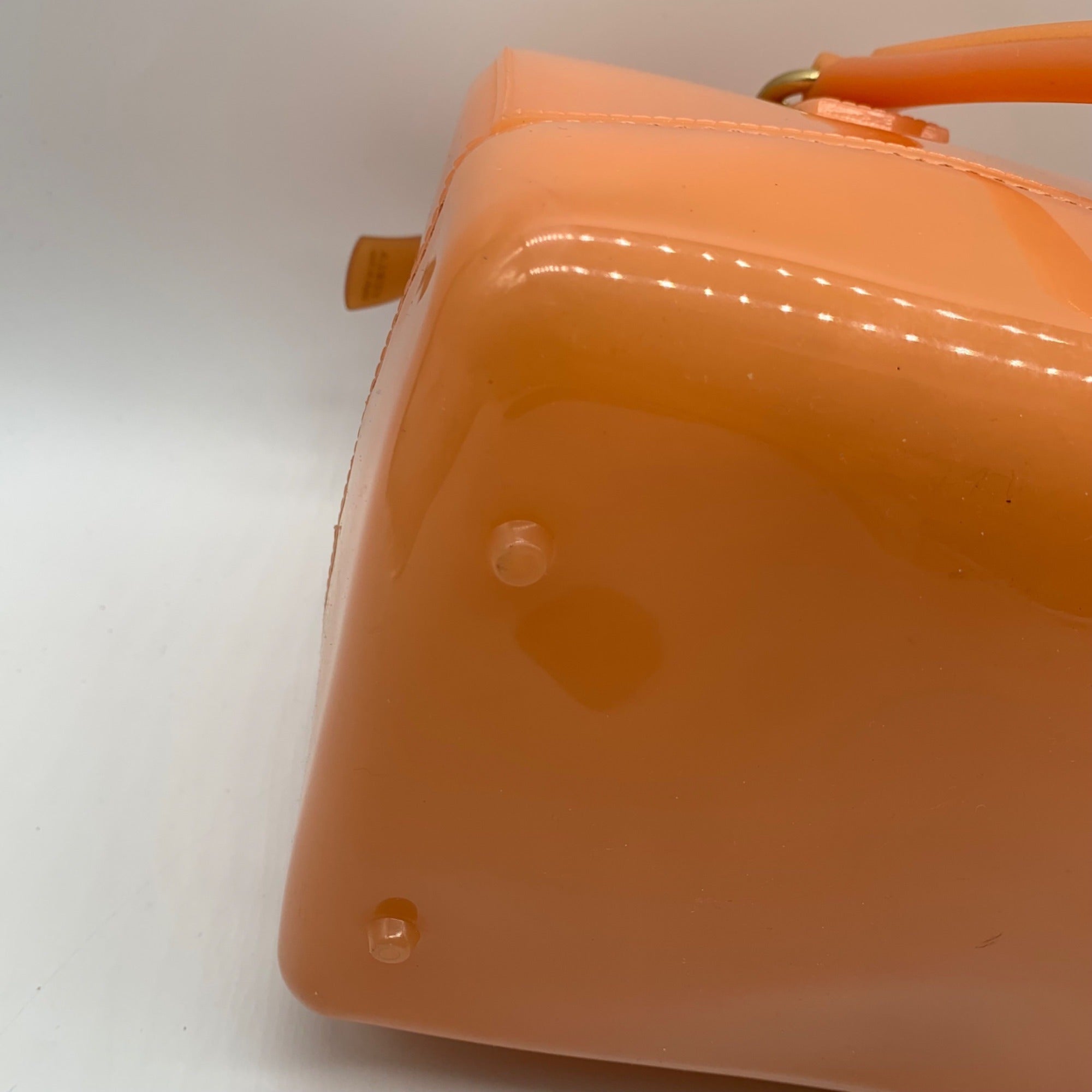 Furla PVC Bright Orange Candy Bag
