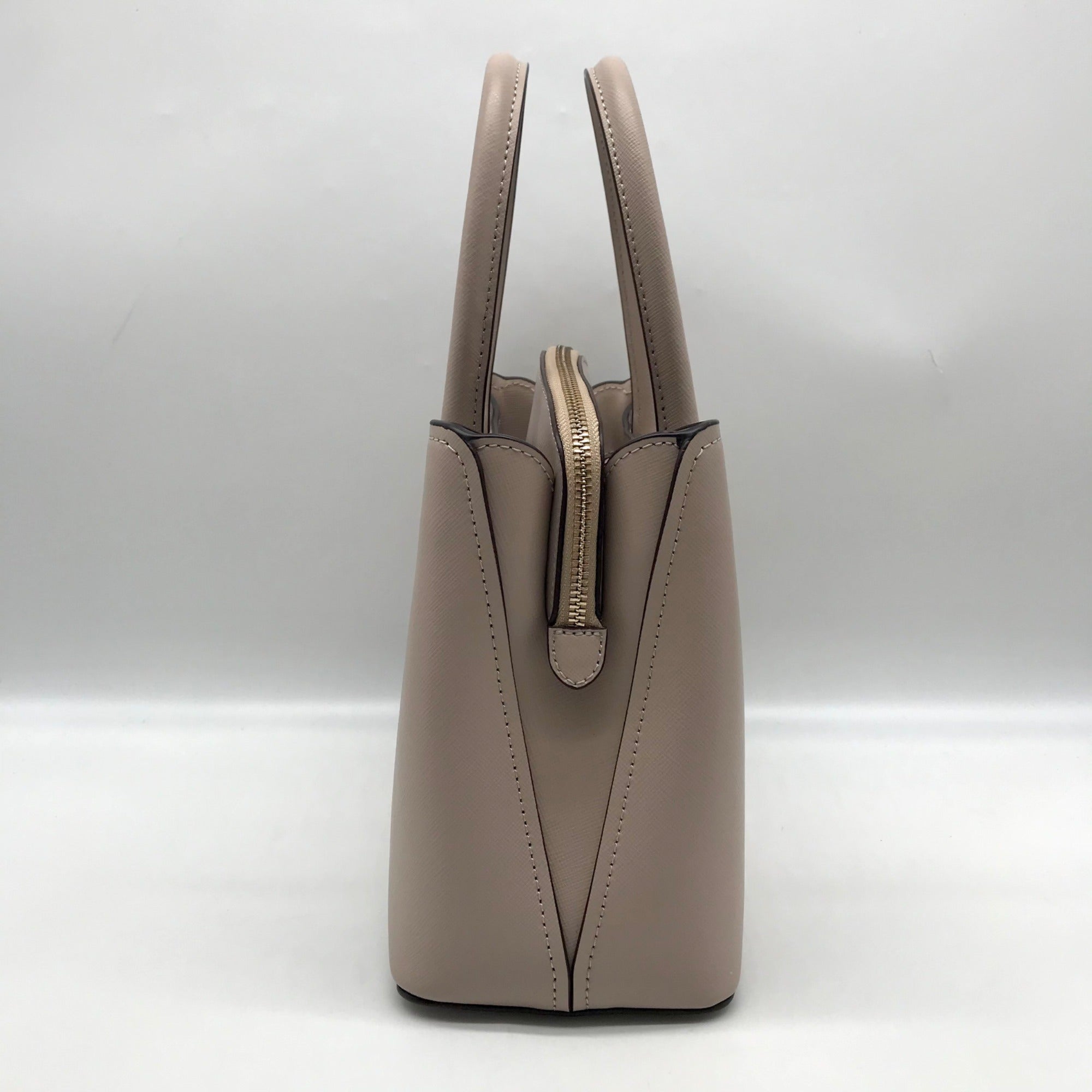 Kate Spade Warm Beige Saffiano Leather Medium Rory Satchel