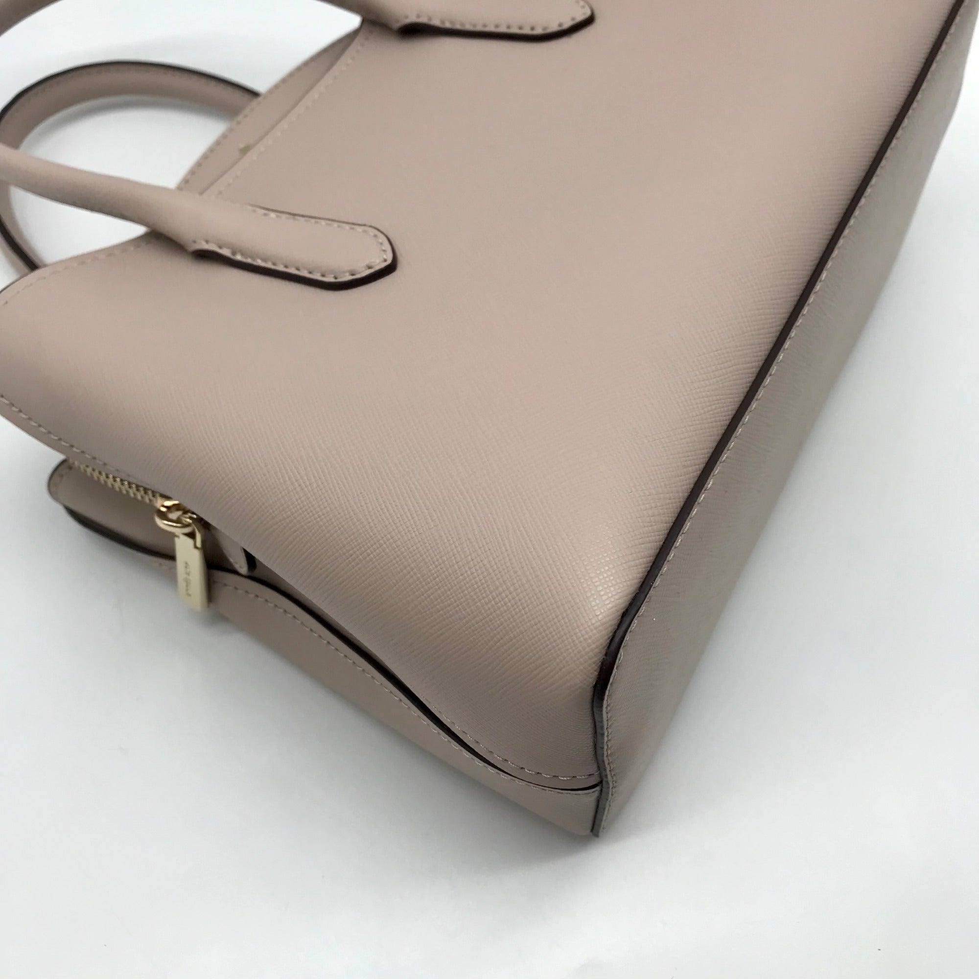 Kate Spade Warm Beige Saffiano Leather Medium Rory Satchel