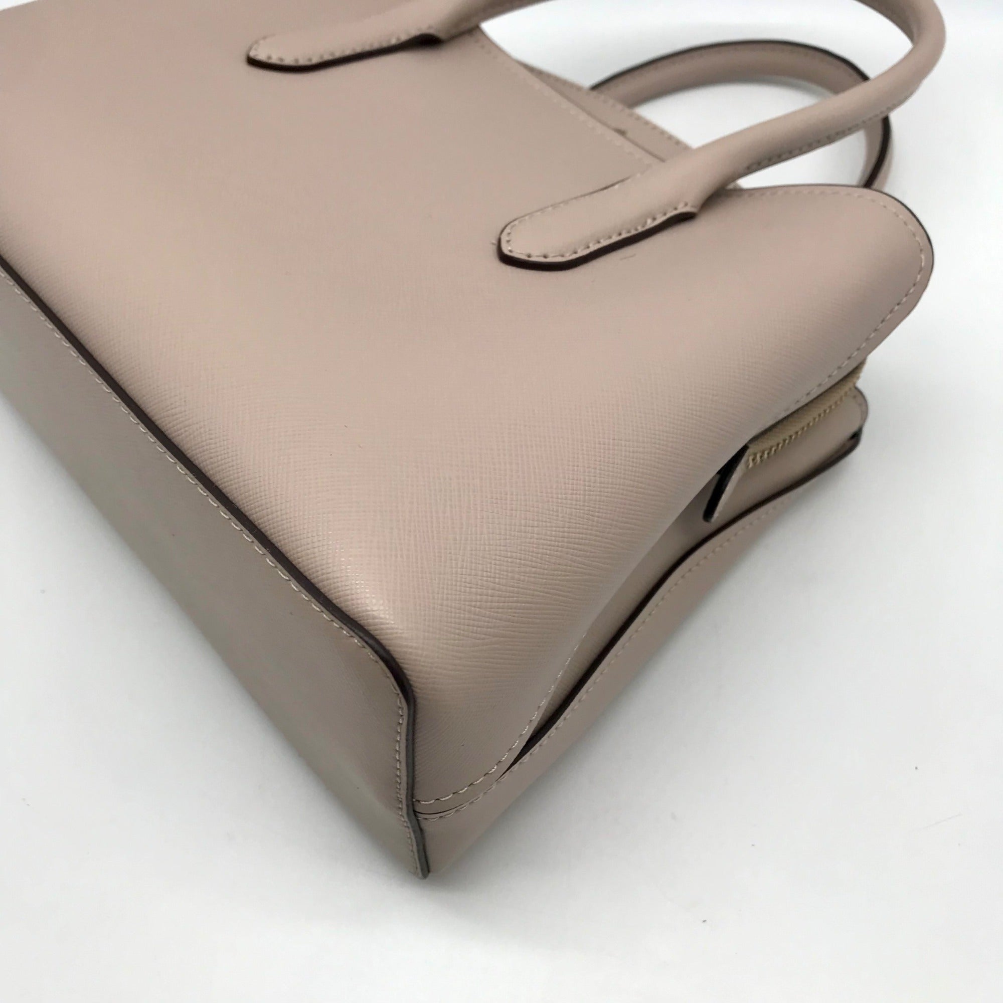Kate Spade Warm Beige Saffiano Leather Medium Rory Satchel