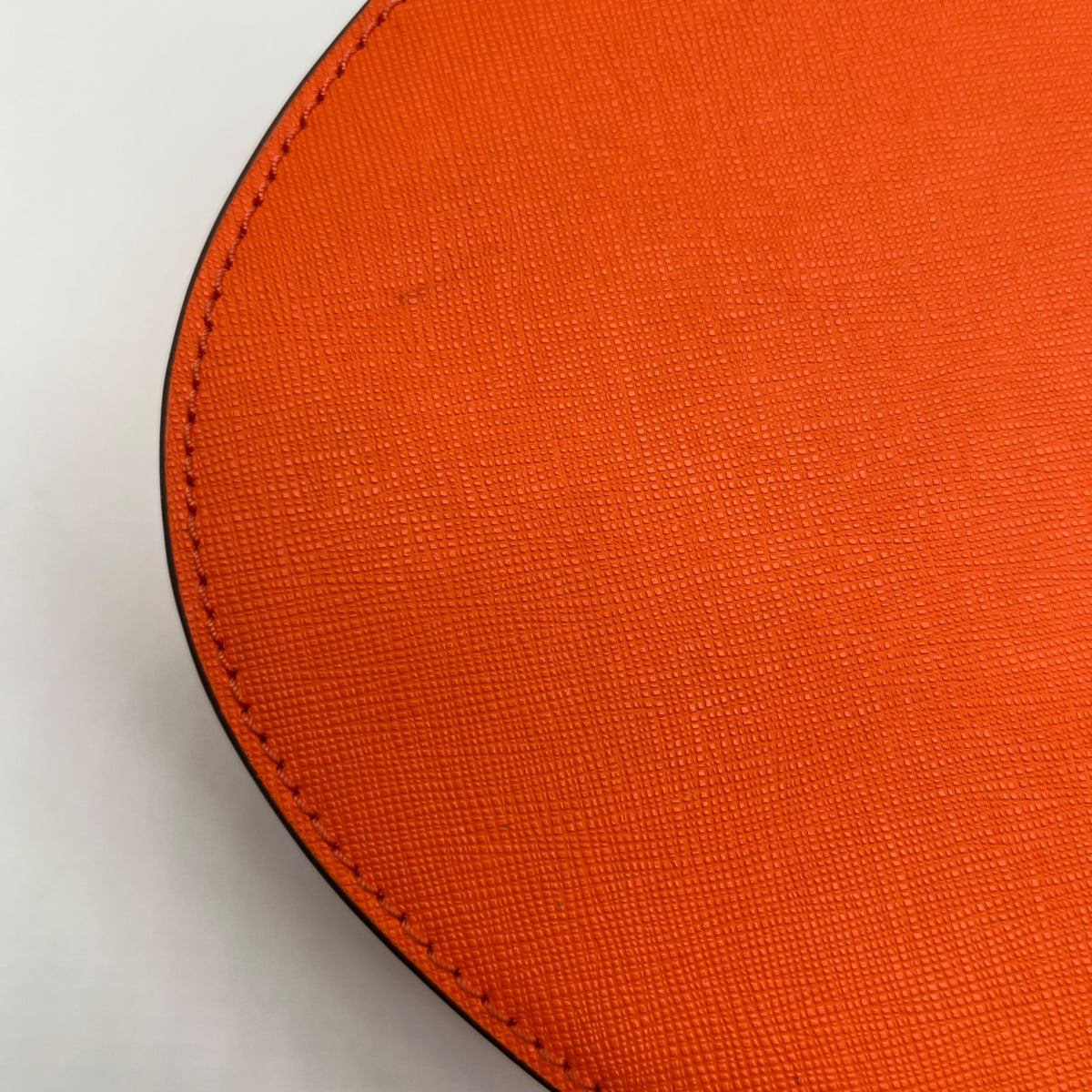 Michael Kors Orange Saffiano Leather Jet Set Poppy Travel Crossbody Bag