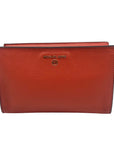 Michael Kors Burnt Orange Pebbled Leather Medium Valerie Crossbody Bag