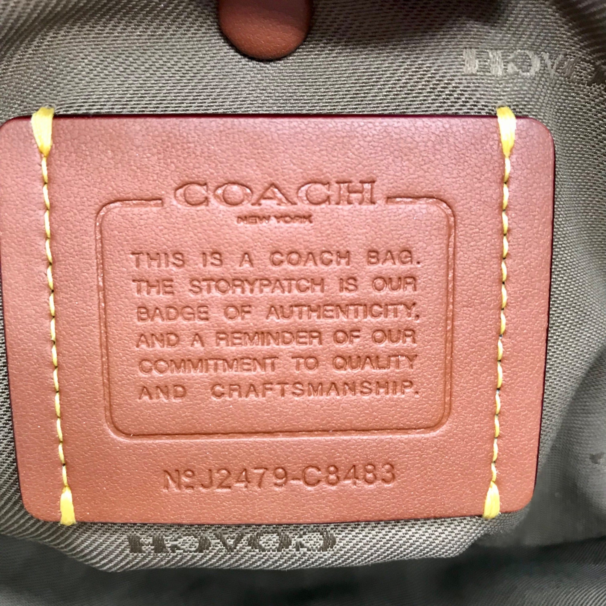 Coach Dark Stone Pebbled Leather Chaise Crossbody