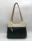 Giani Bernini Black Colorblock Pebbled 4 Poster Tote Bag