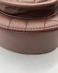 Valentino Orlandi Brown Faux Leather Heart Crossbody bag