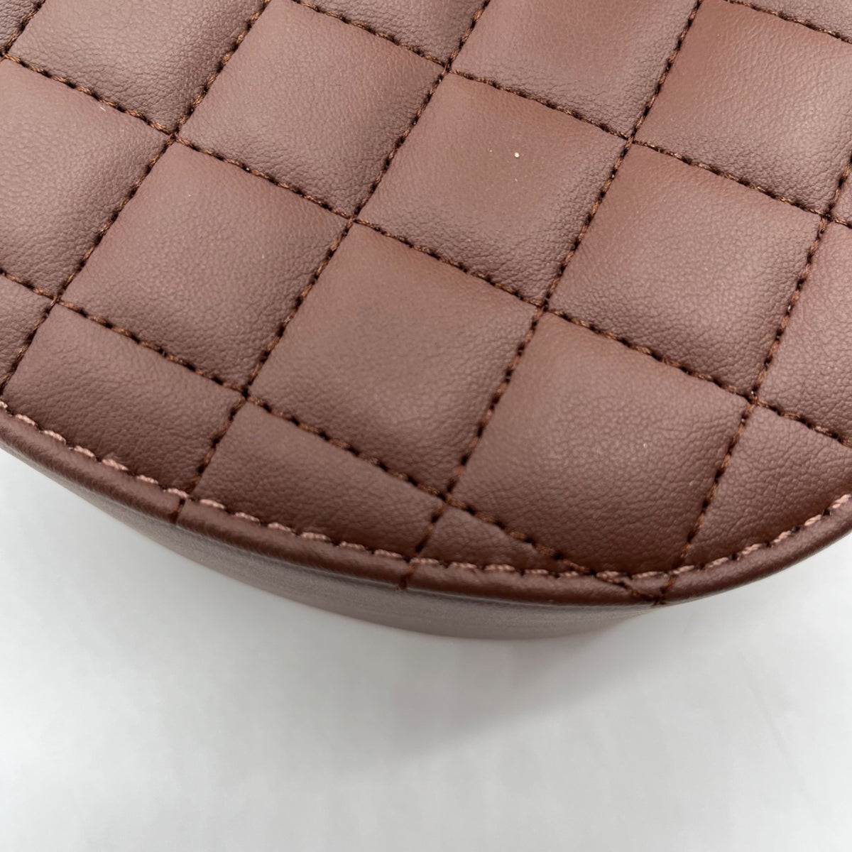 Valentino Orlandi Brown Faux Leather Heart Crossbody bag