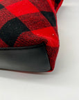 Talbots Plaid Fabric Buffalo Tote