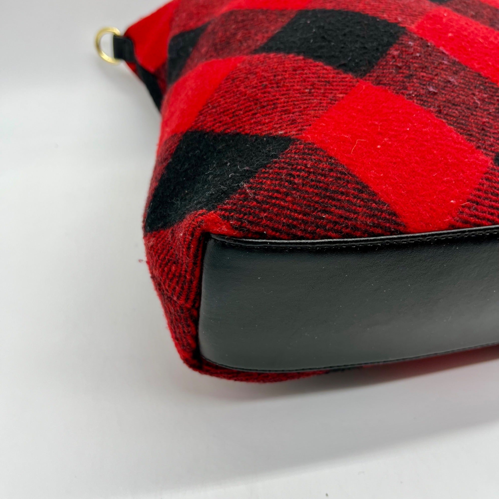 Talbots Plaid Fabric Buffalo Tote
