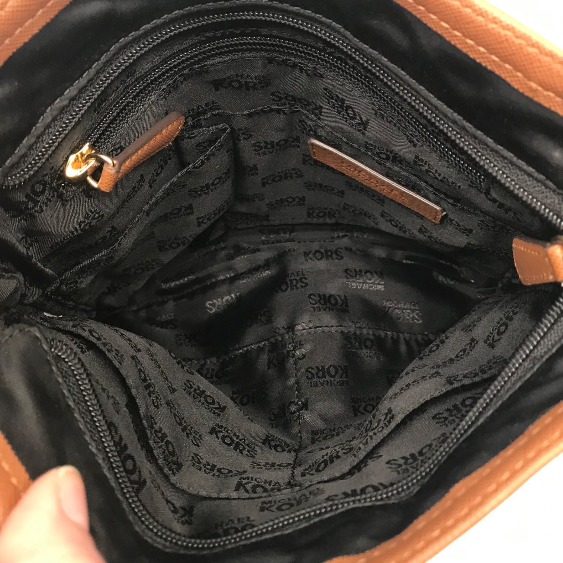 Michael Kors Black Nylon Crossbody Bag