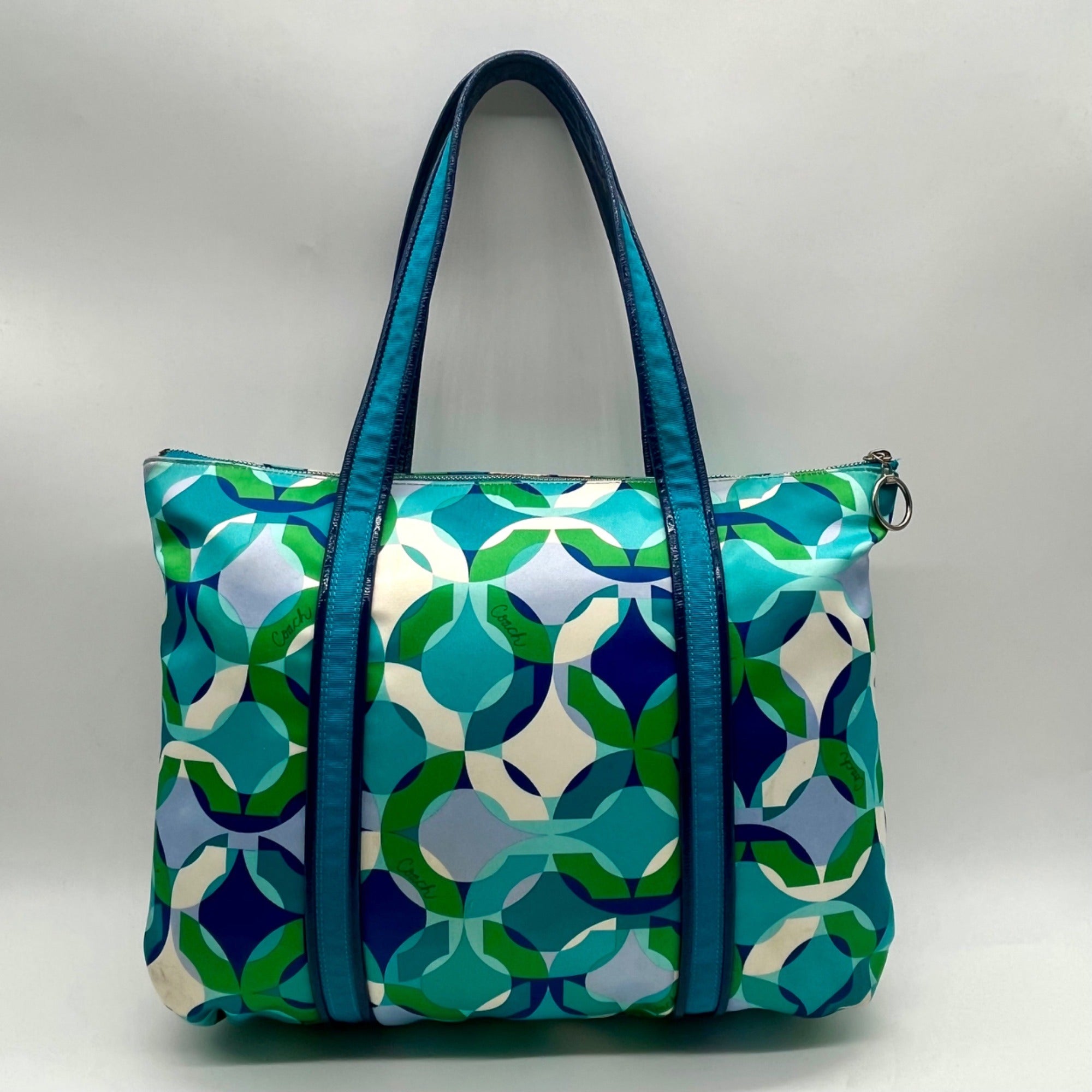 Coach Poppy OP Art Kaleidoscope Glam Tote Bag 14747
