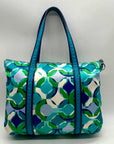 Coach Poppy OP Art Kaleidoscope Glam Tote Bag 14747