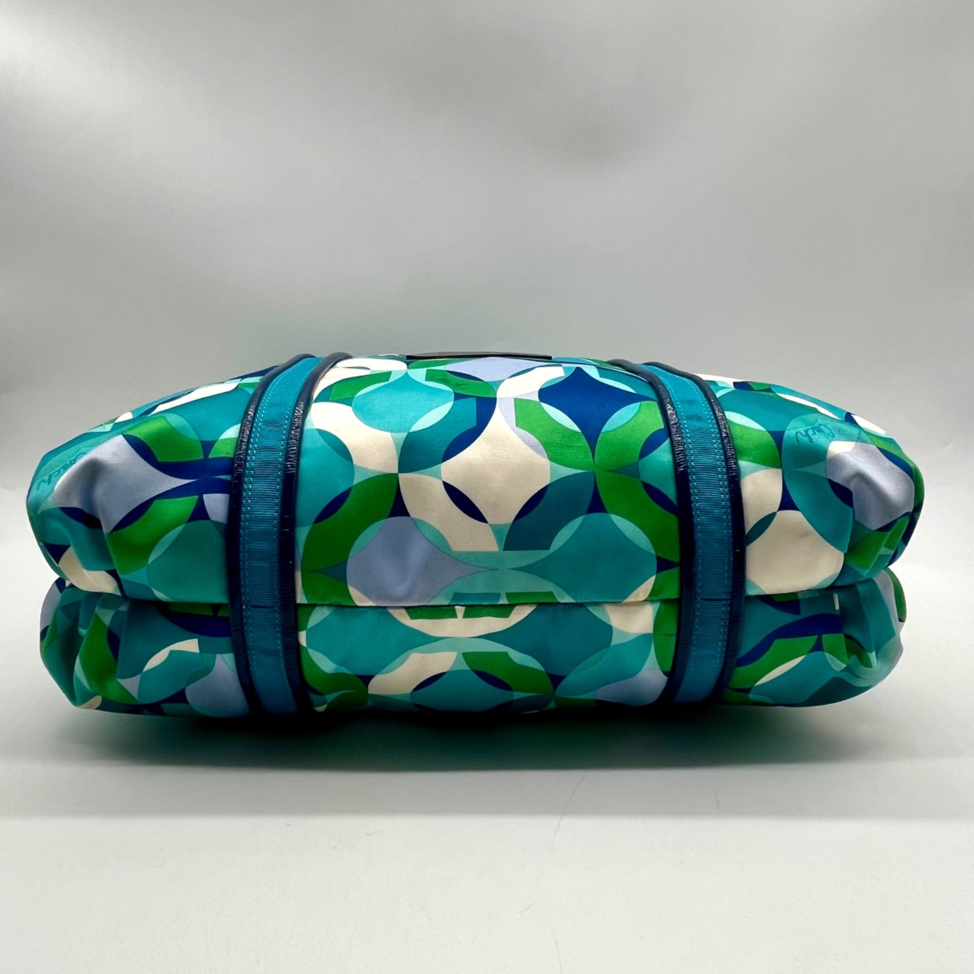 Coach Poppy OP Art Kaleidoscope Glam Tote Bag 14747