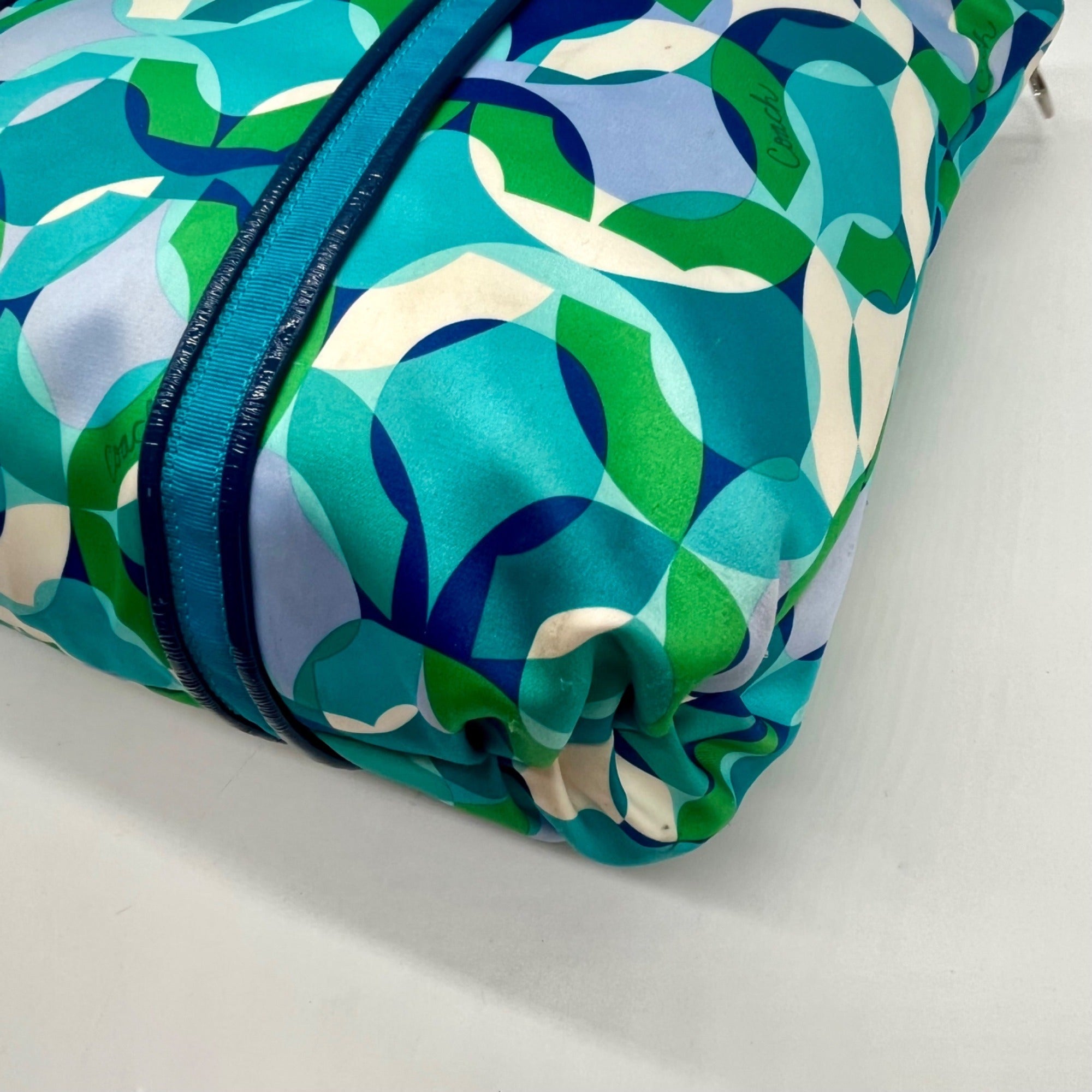 Coach Poppy OP Art Kaleidoscope Glam Tote Bag 14747