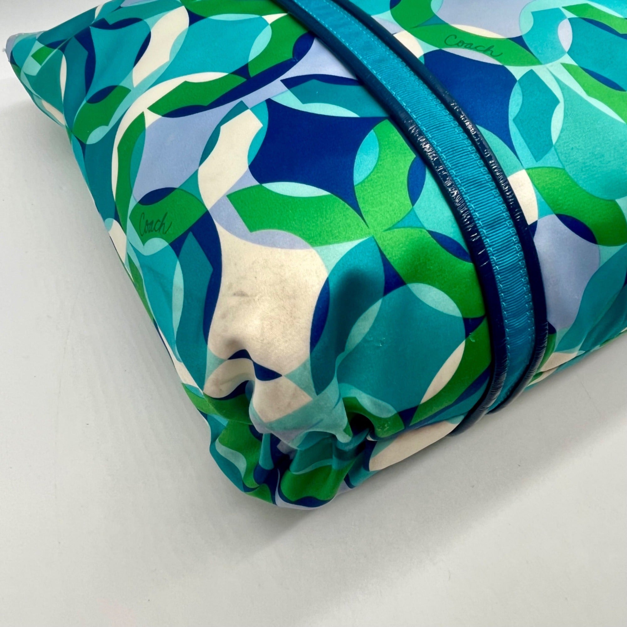 Coach Poppy OP Art Kaleidoscope Glam Tote Bag 14747